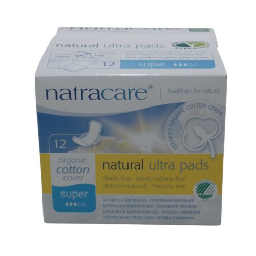 Natracare bio betét szárnyas super 12 db