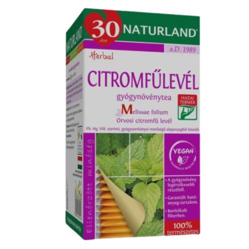 Naturland citromfűlevél tea 25x1g 25 g