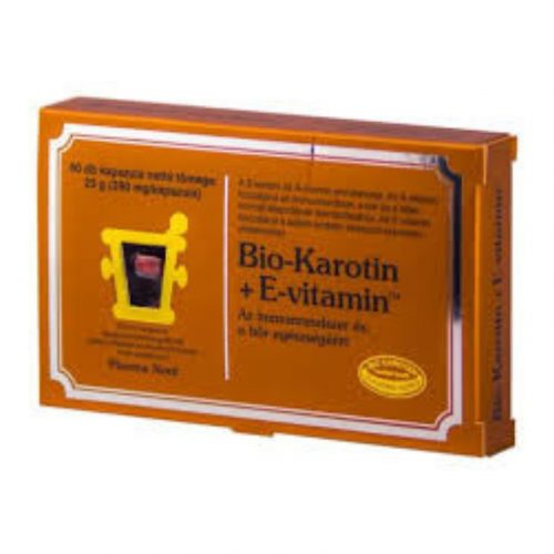 Bio-karotin+e-vitamin kapszula 60 db