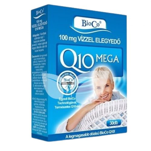 Bioco q10 100mg mega kapszula vízzel elegyedő 30 db