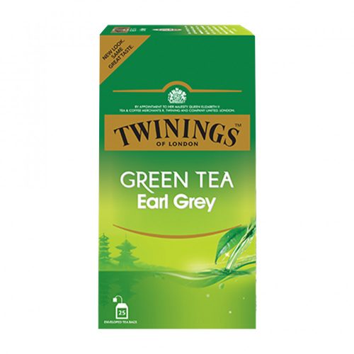 Twinings earl grey zöld tea 25x1,6 g 40 g