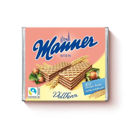 Manner vollkorn teljes kiőrlésű mogyorós ostya 75 g