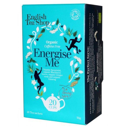 Ets wellness bio tea energise me koffein mentes 20x1.5g 30 g