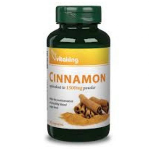 Vitaking cinnamon fahéj 375mg kapszula 90 db