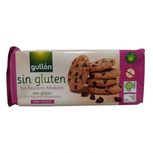 Gullón gluténmentes keksz chip choco étcsokoládé darabokkal 130 g