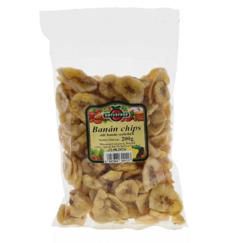 Naturfood banán chips 200 g