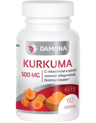 Damona kurkuma tabletta 500mg 60 db