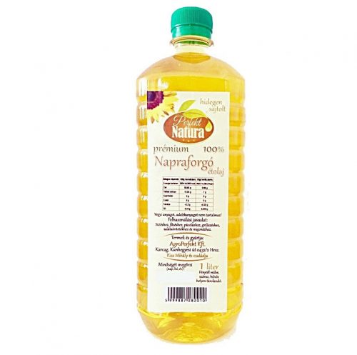 Perfekt Natura hidegen sajtolt napraforgó olaj 1000 ml