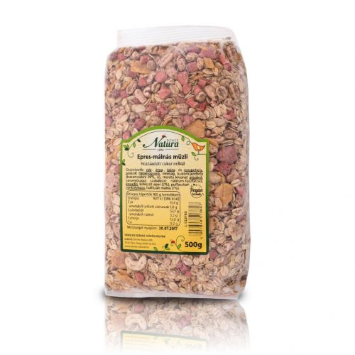 Natura epres-málnás müzli 500 g