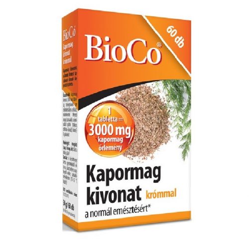 Bioco kapormag kivonat krómmal tabletta 60 db