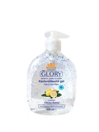 Glory kézfertőtlenítő gél citrom 300 ml