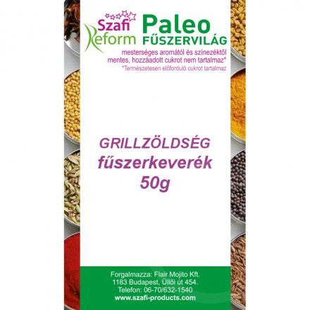 Szafi Reform paleo grillzöldség fűszerkeverék 50 g