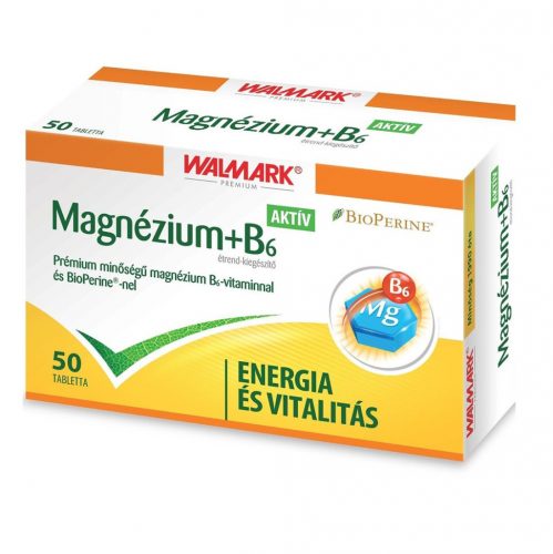 Walmark magnézium +b6 vitamin aktív 50 db