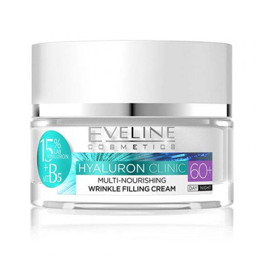 Eveline hyaluron clinic 60+ day&night tápláló arckrém 50 ml