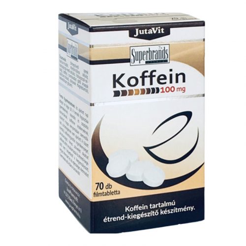 Jutavit koffein tabletta 100mg 70 db