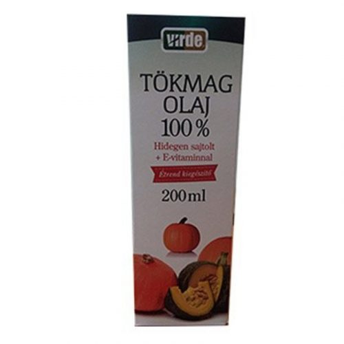 Virde tökmagolaj e-vitaminnal 100% 200 ml