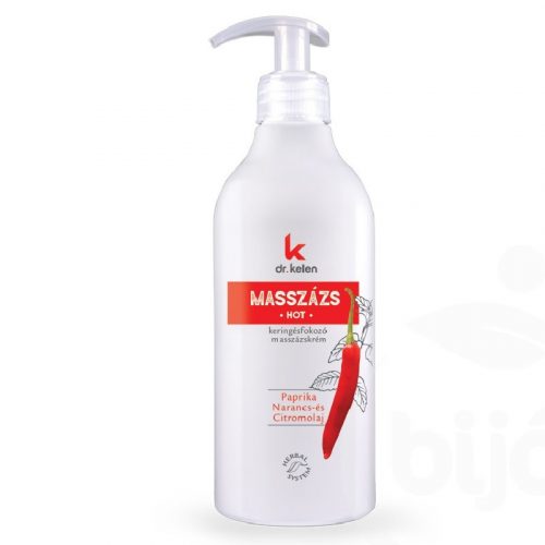 Dr.kelen masszázskrém hot 500 ml