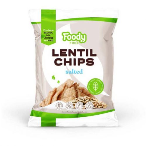 Foody Free gluténmentes lencse chips sóval 50 g