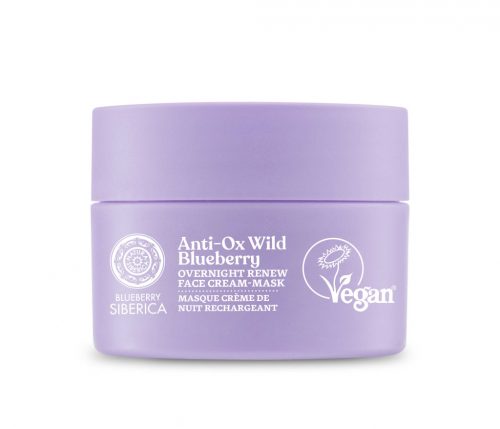 Natura siberica blueberry siberica anti-ox vadáfonya megújító éjszakai arckrém-maszk 50 ml