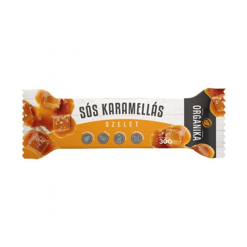 Organika sós karamellás szelet 30 g