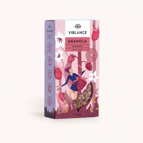 Viblance granola málnával és kesudióval 275 g