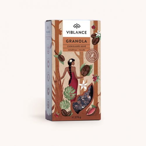 Viblance granola csokoládés kávés 275 g