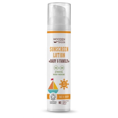 Wooden Spoon bio naptej és testápoló spf 30 100 ml