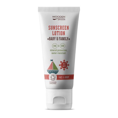 Wooden Spoon bio naptej és testápoló spf 50 100 ml