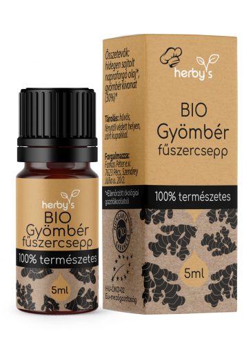 Herbys bio gyömbér fűszercsepp 5 ml