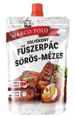 Thymos marco polo folyékony fűszerpác sörös-mézes visszazárható 90 g