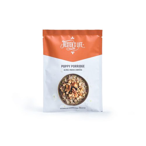 Hester's Life poppy porridge almás-mákos zabkása 50 g