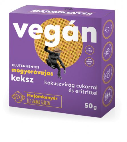 Majomkenyér mogyoróvajas vegán keksz 50 g