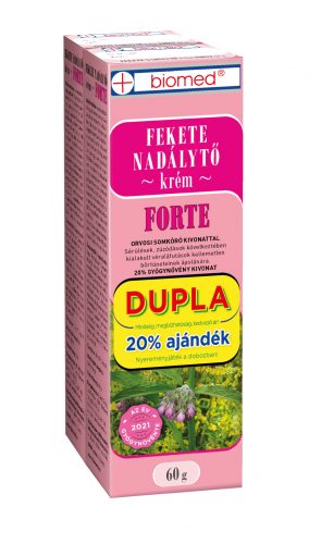 Biomed fekete nadálytő krém forte dupla 2x60g 120 g