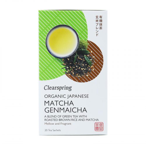 Clearspring bio japan matcha genmaicha tea 20x1,8 g 36 g