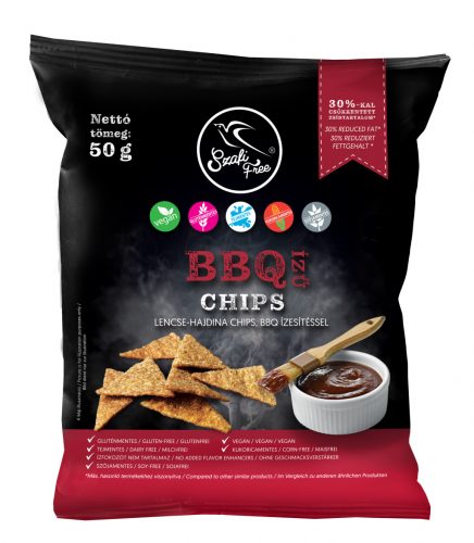 Szafi Free gluténmentes bbq ízű chips 50 g