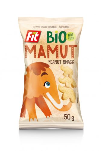 Fit bio mamut extrudált gluténmentes snack mogyoró ízű 50 g