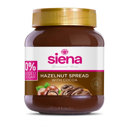 Siena kakaós mogyorókrém édesítőszerrel 400 g