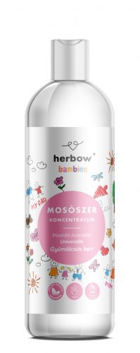 Herbow bambino folyékony mosószer koncentrátum univerzális gyümölcsös kert 1000 ml