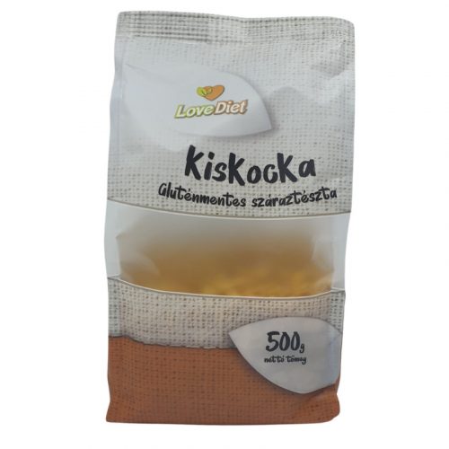 Lovediet gluténmentes száraztészta kiskocka 500 g