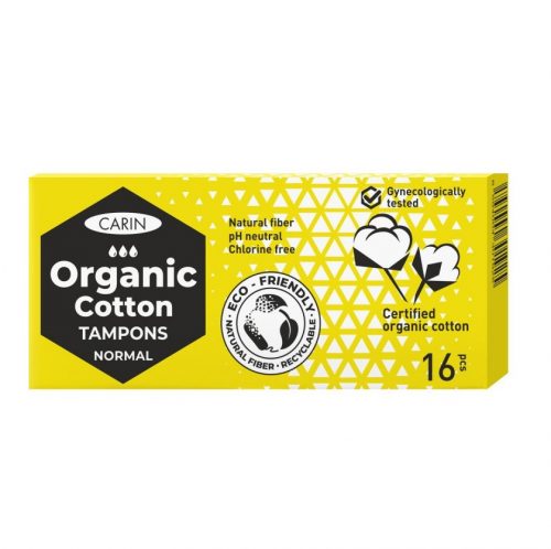 Carin organic cotton normál tampon 16 db