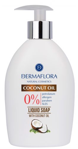 Dermaflora 0% folyékony szappan kókuszolaj 400 ml