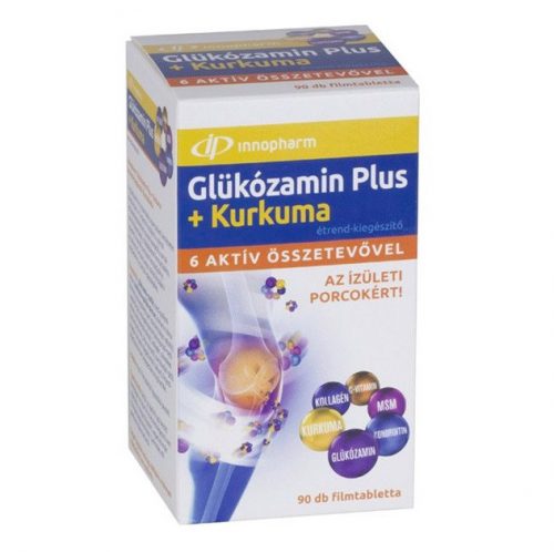 Innopharm glükózamin plus+kurkuma filmtabletta 90 db