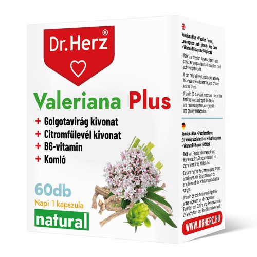 Dr.herz valeriana plus kapszula 60 db