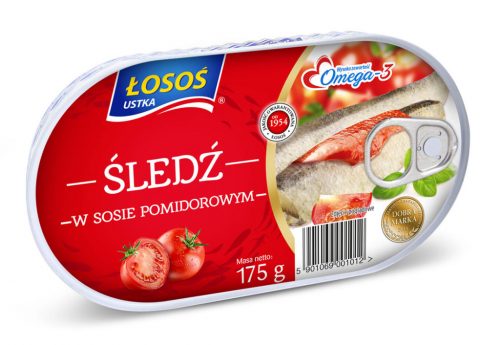 Losos hering paradicsomszószban 175 g