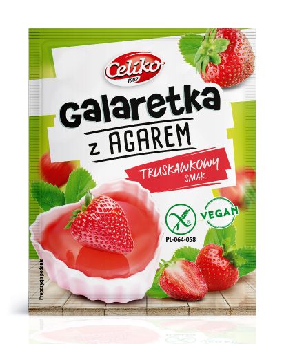 Celiko tortazselé agar-agarral eper 45 g