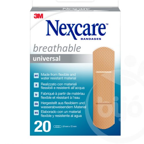 Nexcare sebtapasz universal vegyes kiszerelésben 20 db