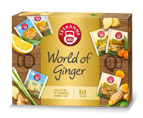 Teekanne world of ginger gyömbér teaválogatás 55 g