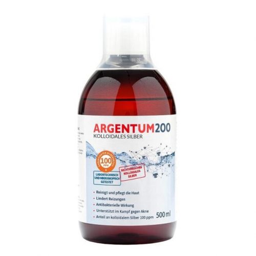 Argentum2000 ezüstkolloid 100ppm 500 ml