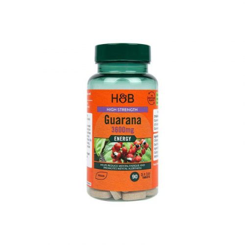 H&B guarana tabletta 3600 mg 90 db