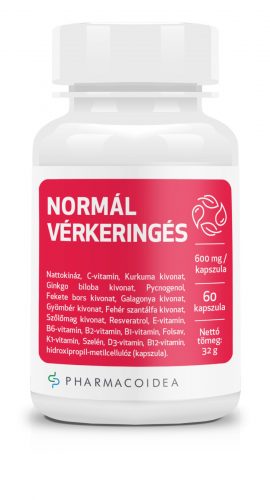 Pharmacoidea normál vérkeringés extra kapszula 60 db